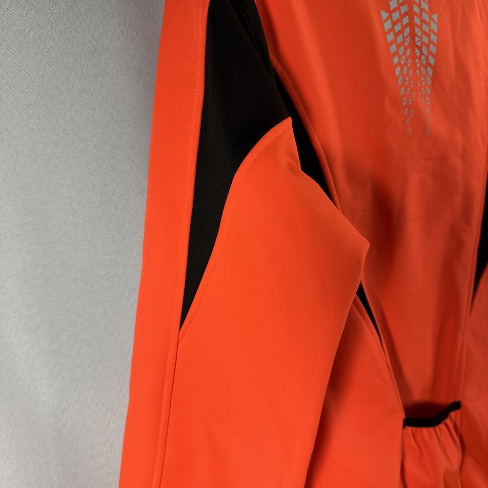 Arsuxeo Jacket Men's M Thermal Softshell Cycling Windproof Waterproof Orange - Picture 8 of 16